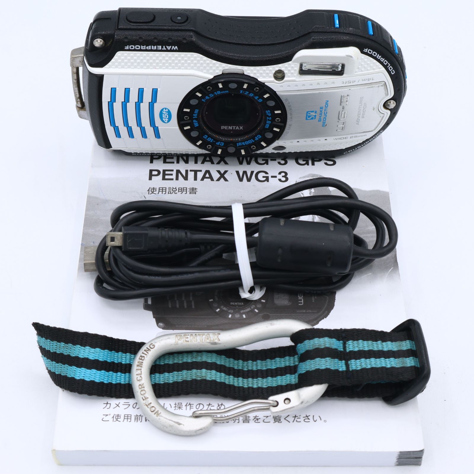 カメラ PENTAX ペンタックス 防水デジタルカメラ PENTAX WG-3 ホワイト