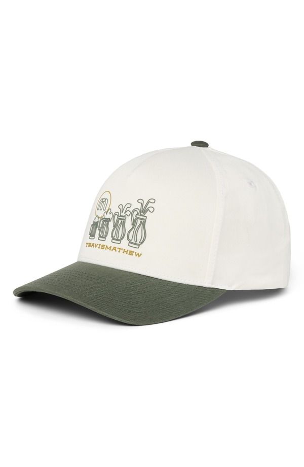 トラビスマヒュー メンズ アクセサリー 帽子 キャップ TravisMathew Beerly Beloved Snapback Baseball Cap OffWhite オフホワイト