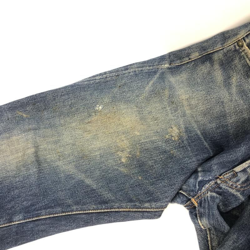 中古】LEVI'S 501XX W36L36 裏ボタン555 バレンシア製 ビッグE ※裾破れ