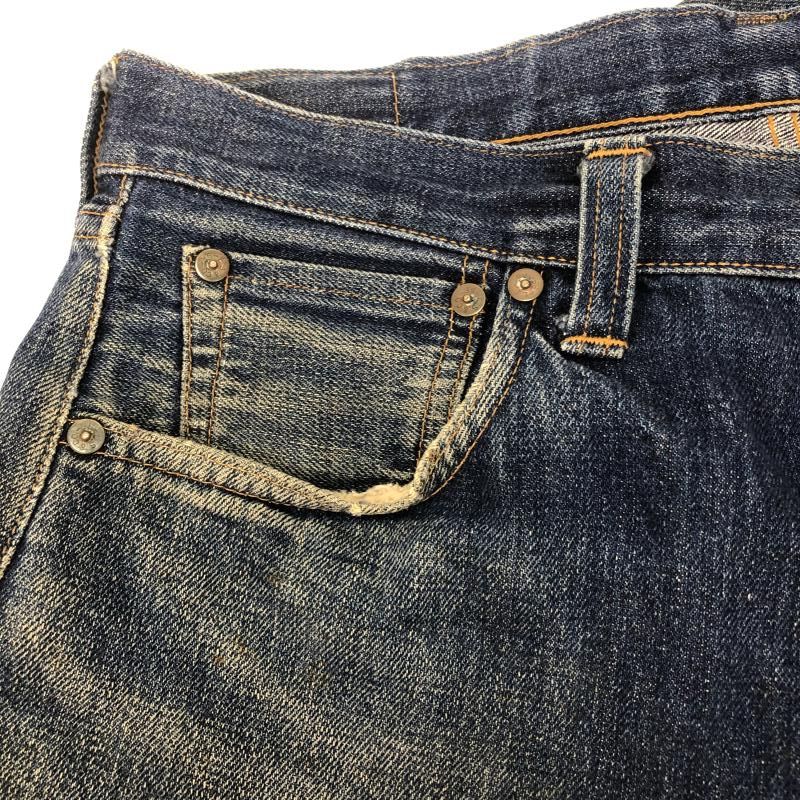 中古】LEVI'S 501XX W36L36 裏ボタン555 バレンシア製 ビッグE ※裾破れ