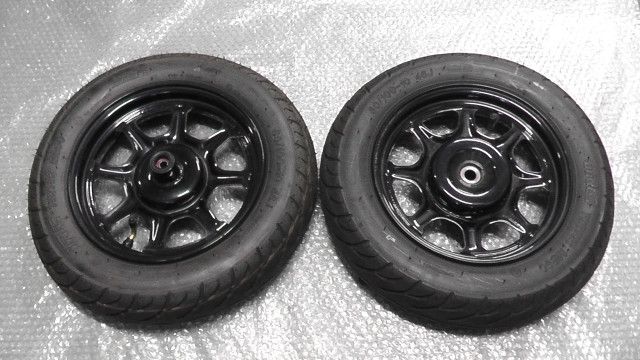 ジョグ(FI)　AY01-1034xxx　の　ホイールセット　タイヤ付き:#1784788133