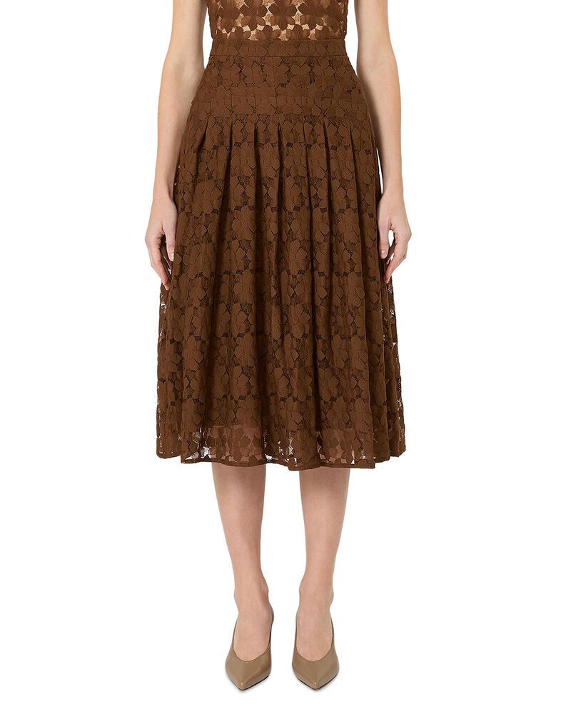 マックスマーラ レディース ボトムスカート Max Mara Studio Mstairone Skirt Chocolate チョコレート