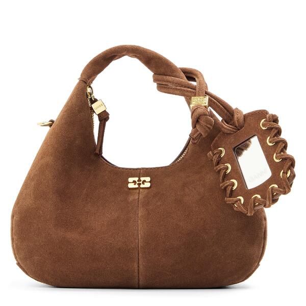 ガニー レディース バッグ ミニ Ganni Hobo Mini Ld61 Chicory Coffee コーヒー