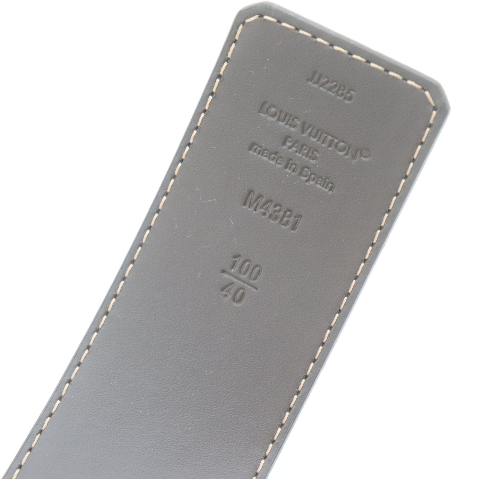 IT69S22JC6TE 未使用 保管品 LOUIS VUITTON ルイヴィトン イニシャル カレッジ モノグラム･ヘリテージ 40MM リバーシブル M4381U 箱 保存袋 IT69S22JC6TE 未使用 保管品 LOUIS VUITTON ルイヴィトン イニシャル