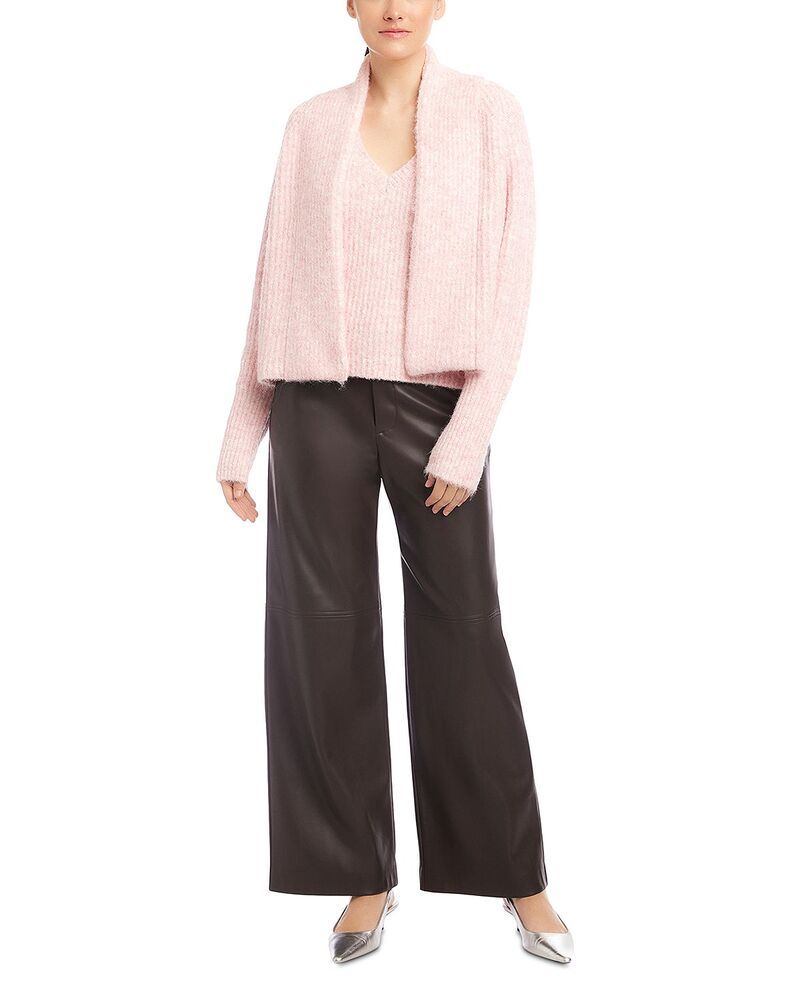 フィフティーントゥエンティ レディース アウター カーディガン クロップド Fifteen Twenty Cely Cropped Cardigan Pink ピンク