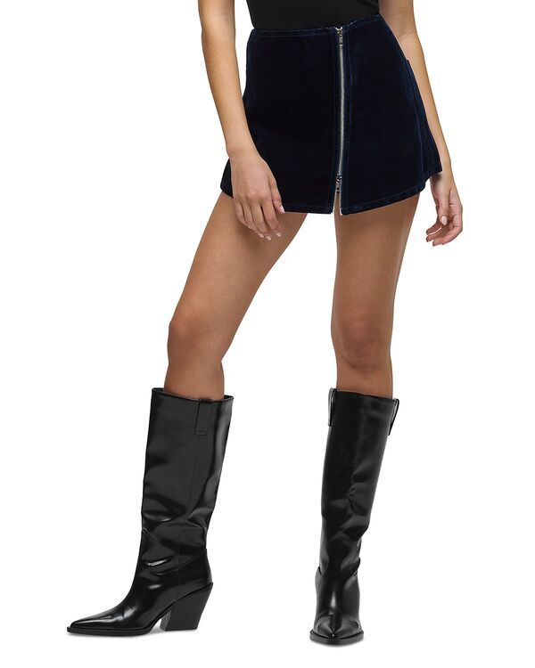 ハドソン レディース ボトムスカート ミニ Hudson Mini Wrap Skort Indigo Flocking インディゴ
