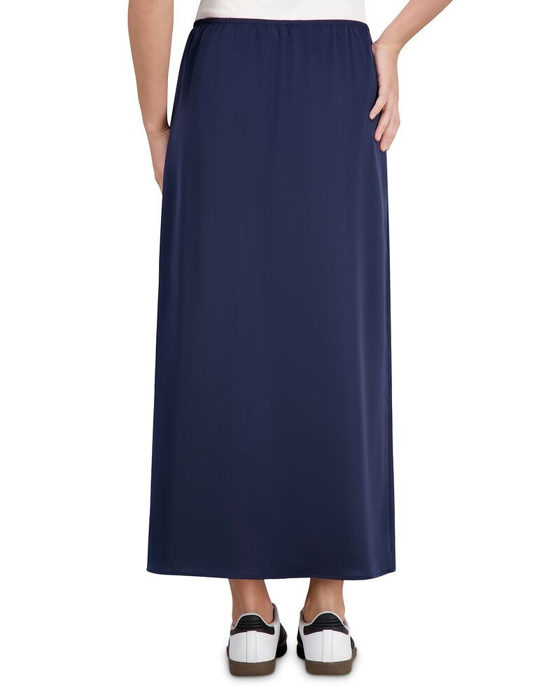 ポイント レディース ボトムスカート サテン マキシ Point Satin Maxi Skirt Navy ネイビー