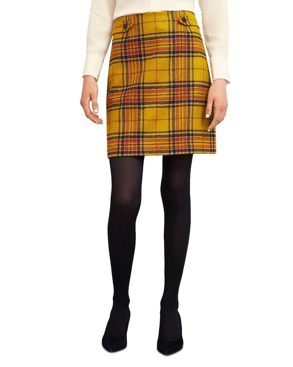 ホッブスロンドン レディース ボトムスカート HOBBS LONDON Maeve Skirt Ochre Multi マルチカラー