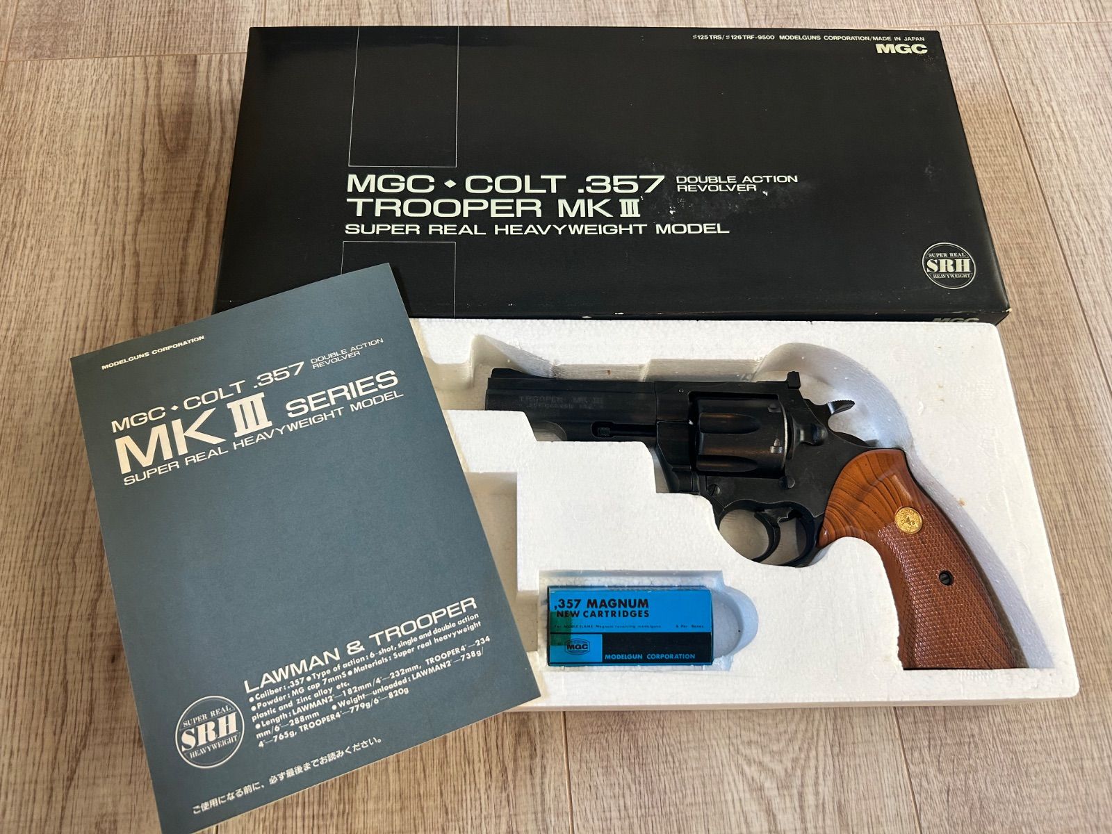 【希少】モデルガン MGC コルト トルーパー MK-Ⅲ スーパーリアル　ヘヴィーウェイトモデル 4インチ 31,850円