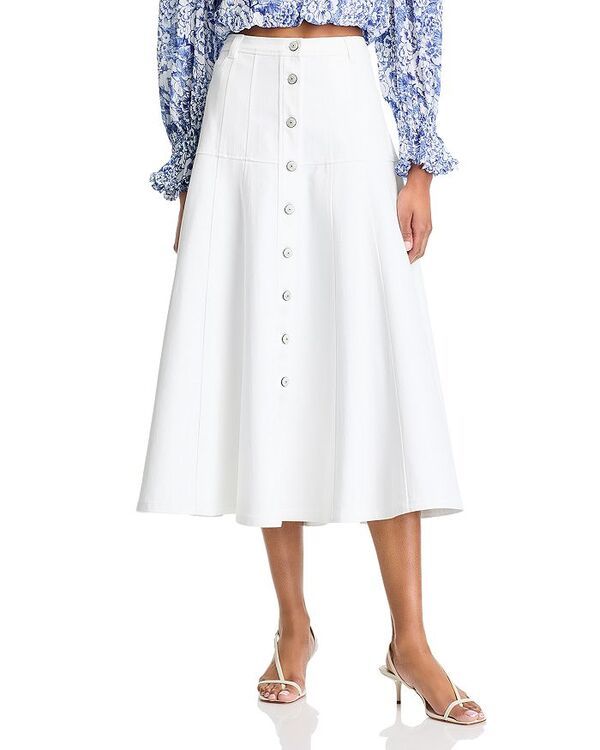 サンク ア セプト レディース ボトムス スカート Cinq a Sept Veena Skirt White ホワイト