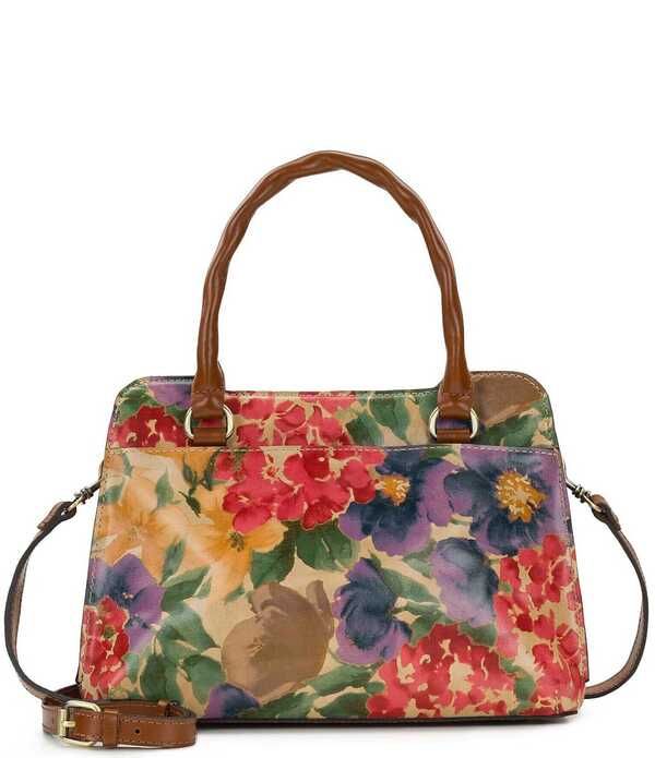 パトリシアナシュ レディース バッグ フラワー柄 フラワー Patricia Nash Rossana Floral Satchel Bag FRENCHYDRANGEAS