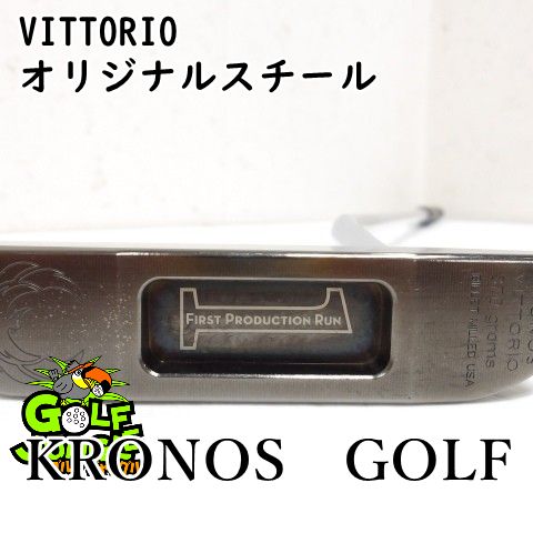 【中古】パター クロノスゴルフ VITTORIO オリジナルスチール 0パター スチールシャフト おすすめ メンズ 右 [4460]