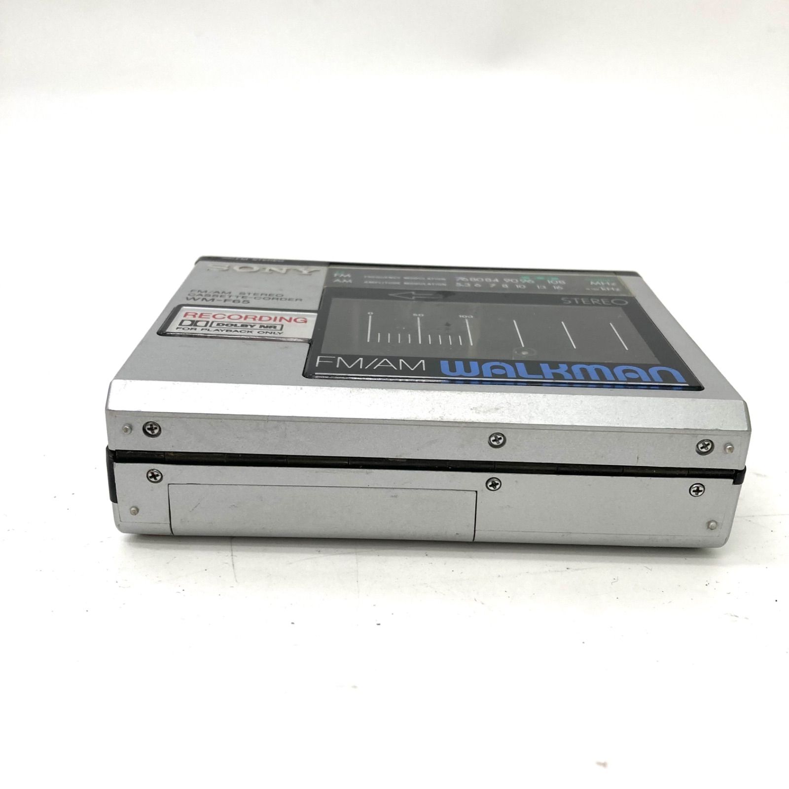 ソニー　カセットウォークマン　WM−F65　ジャンク　管理ナンバー903 SONY】ソニー WM-F65 カセットウォークマン ジャンク品☆ - メルカリ