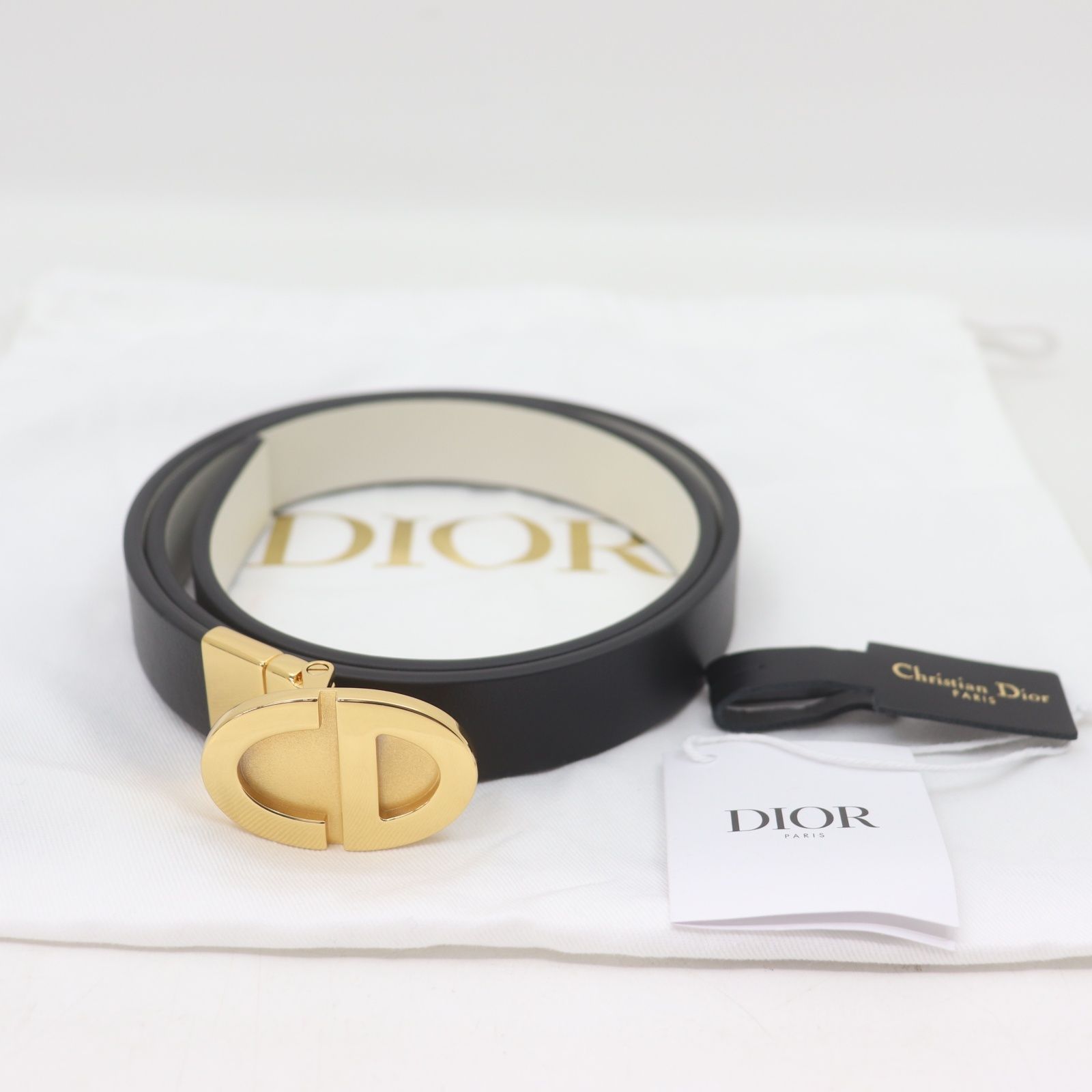 ITAV42V5Y5KW DIOR ディオール リバーシブルベルト 30 モンテーニュ