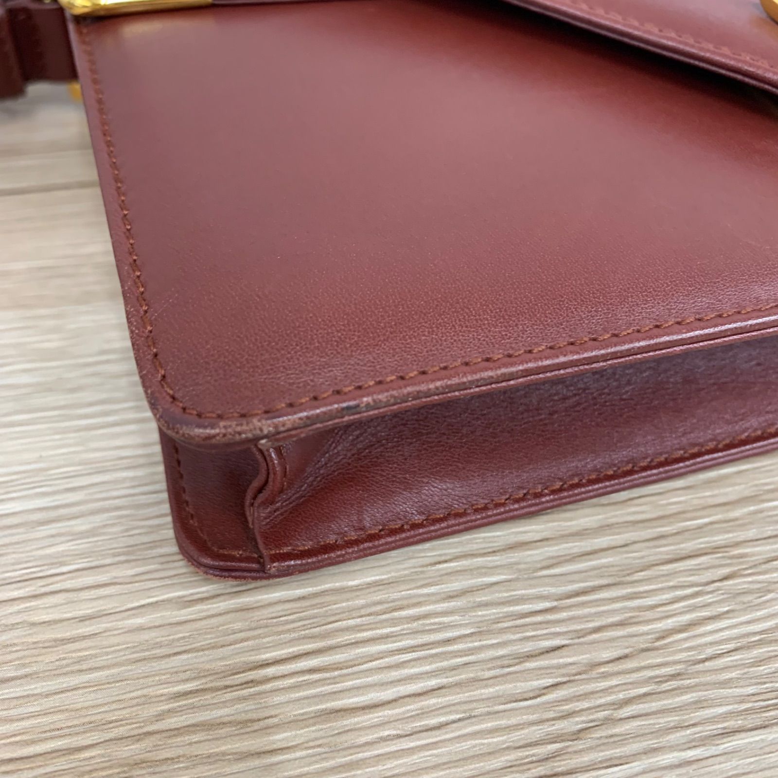 ビンテージ Cartier カルティエ マストライン ショルダーバック