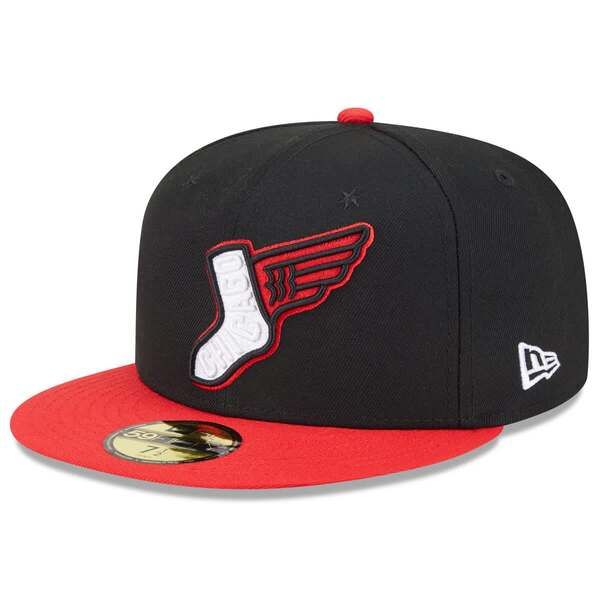 ニューエラ メンズ アクセサリー 帽子 Mens New Era BlackRed Chicago White Sox 2025 City Connect Alternate 59FIFTY Fitt