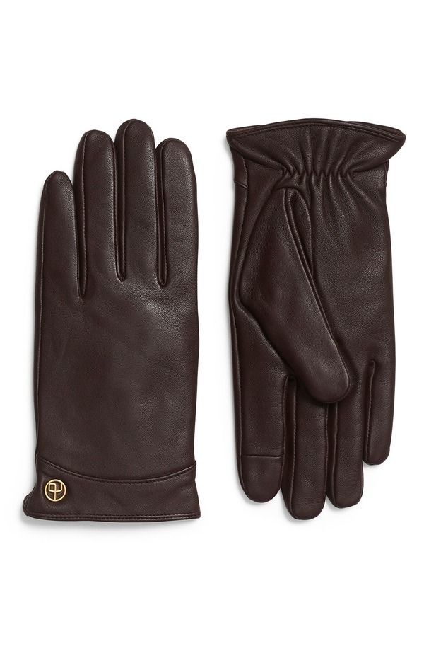 ラグアンドボーン レディース アクセサリー 手袋 レザー rag bone Joni Cashmere Lined Leather Gloves Dark Espresso