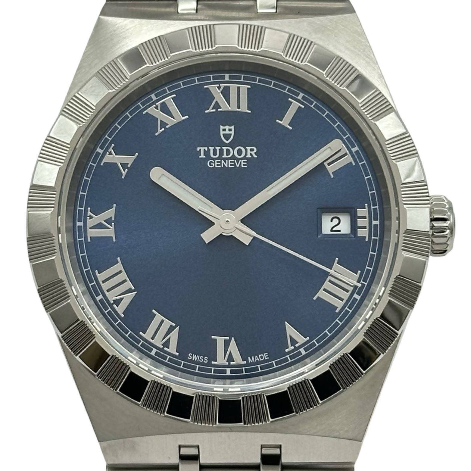 チューダー/チュードル TUDOR ロイヤル 28500 ブルー ステンレス