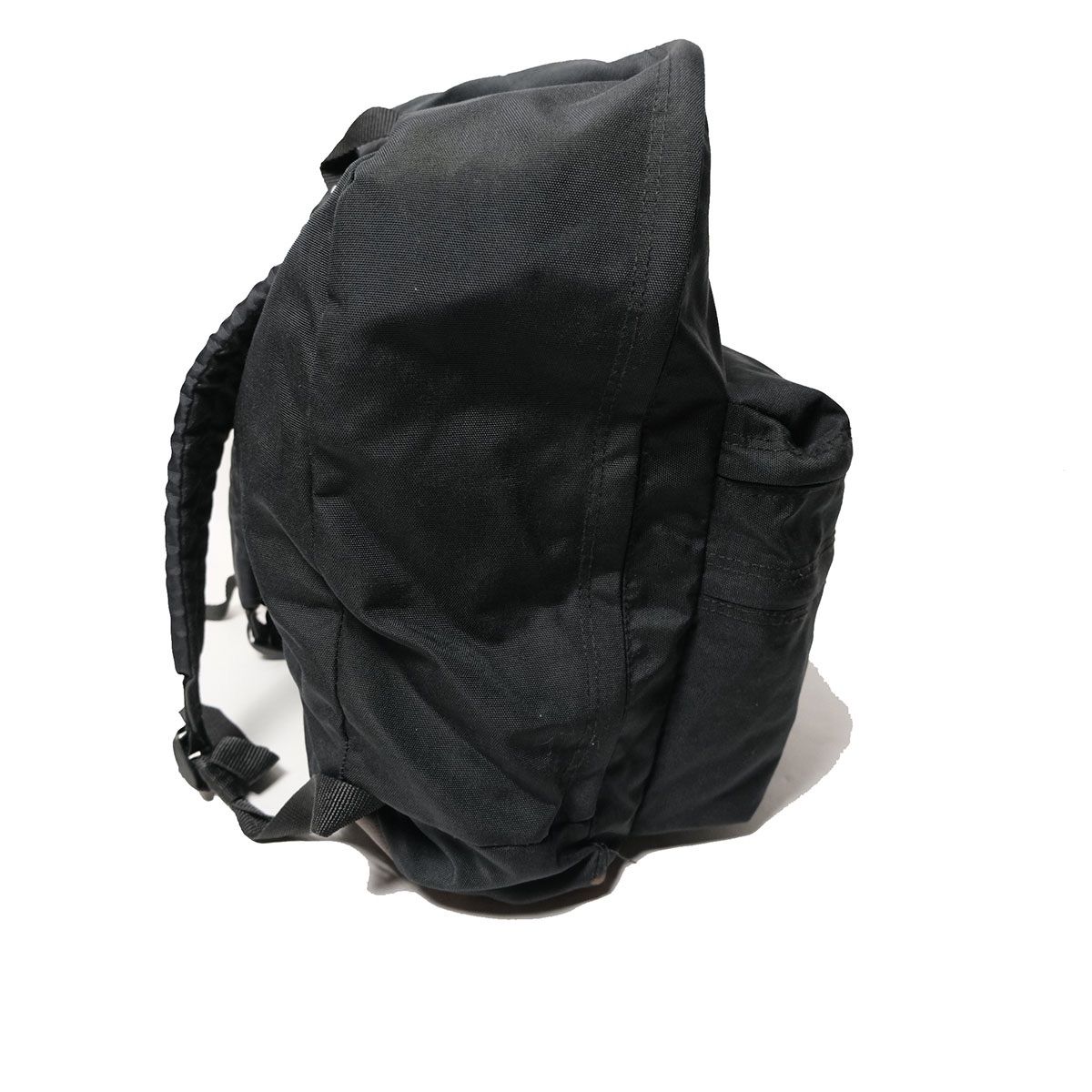 90's USA製 イーストパック EASTPAK ボトムレザー ナイロン リュック