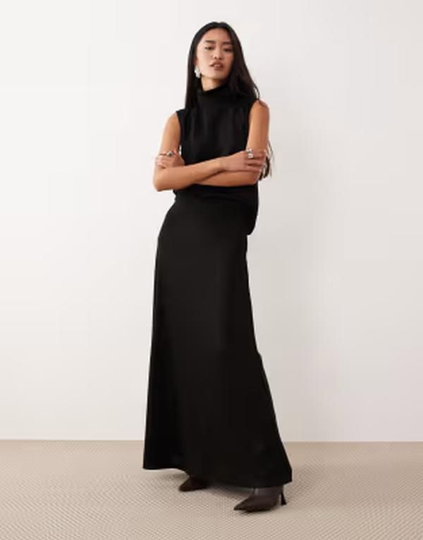 ジェイディーワイ レディース ボトムスカート マキシ JDY maxi skirt part of a set Black ブラック