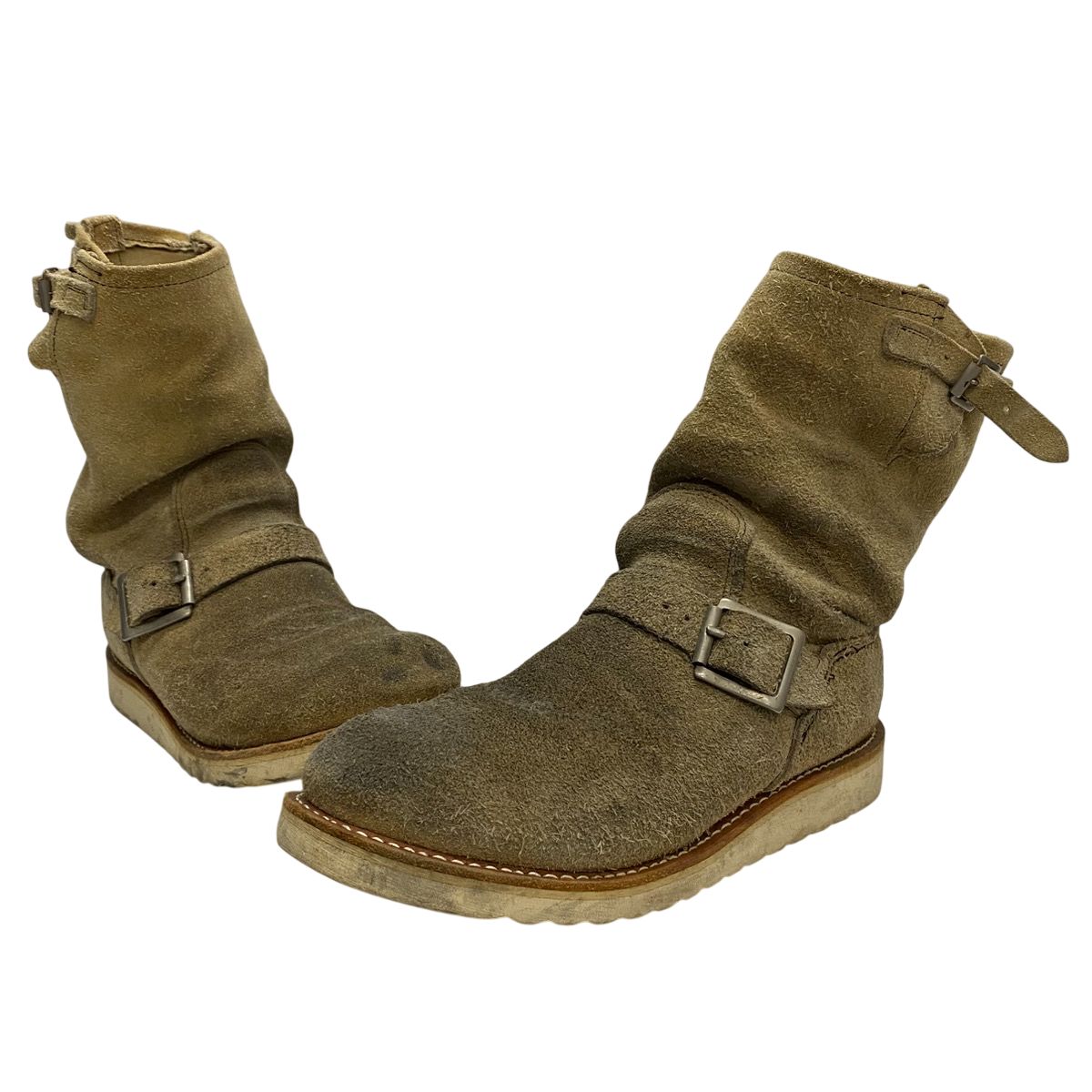 레드윙 레드윙 90's 8268 PT83 7D 미국산 스웨이드 남성용 신발 부츠 엔지니어 베이지 25cm 사이즈 201-shoes1896 VB