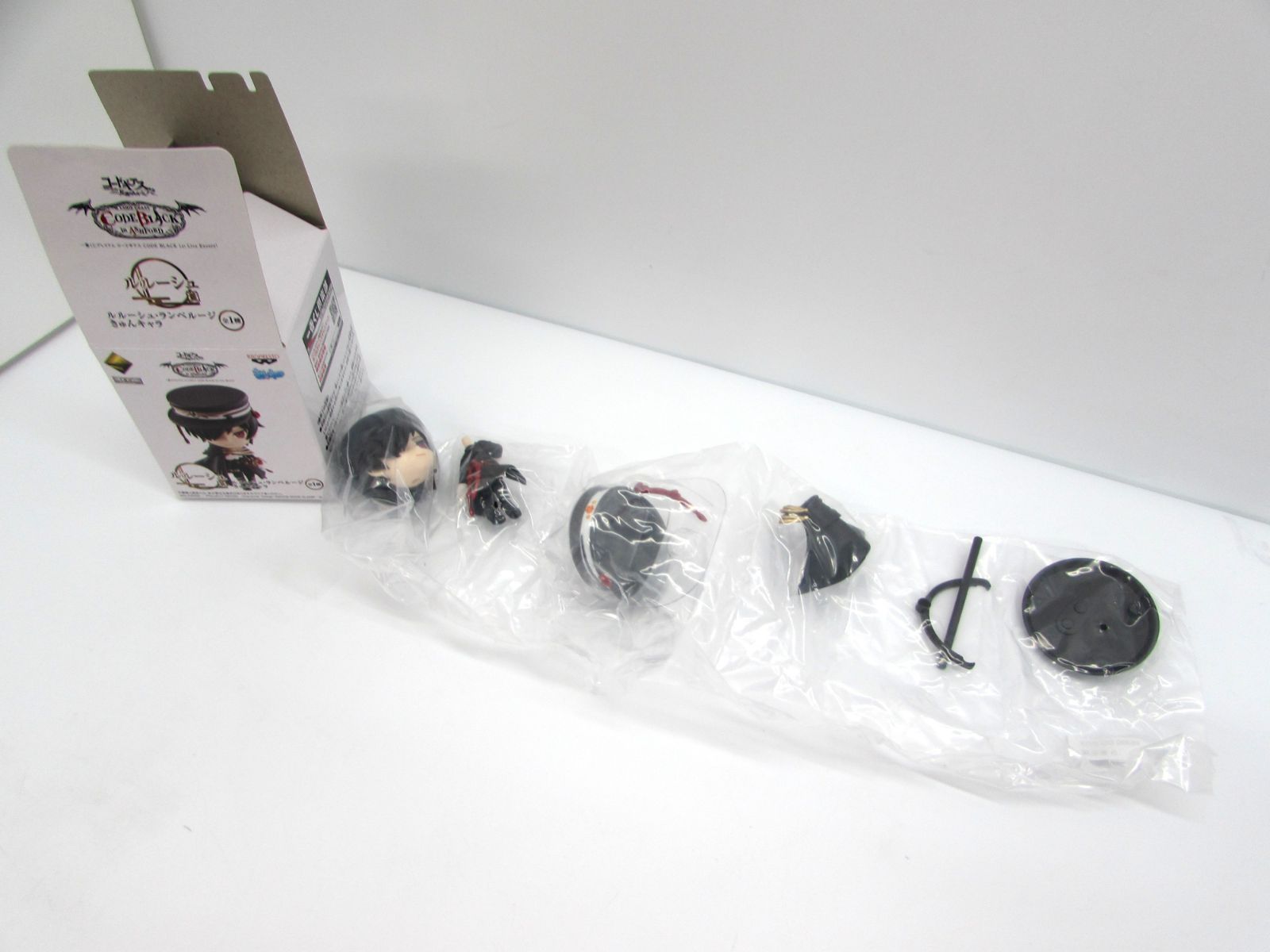 Unused Banpresse Lelouch Award Kyun Chara Ichiban Kuji Premium Code Geass CODE BLACK 1st Live Encore! Lelouch Rampage Figure Doll