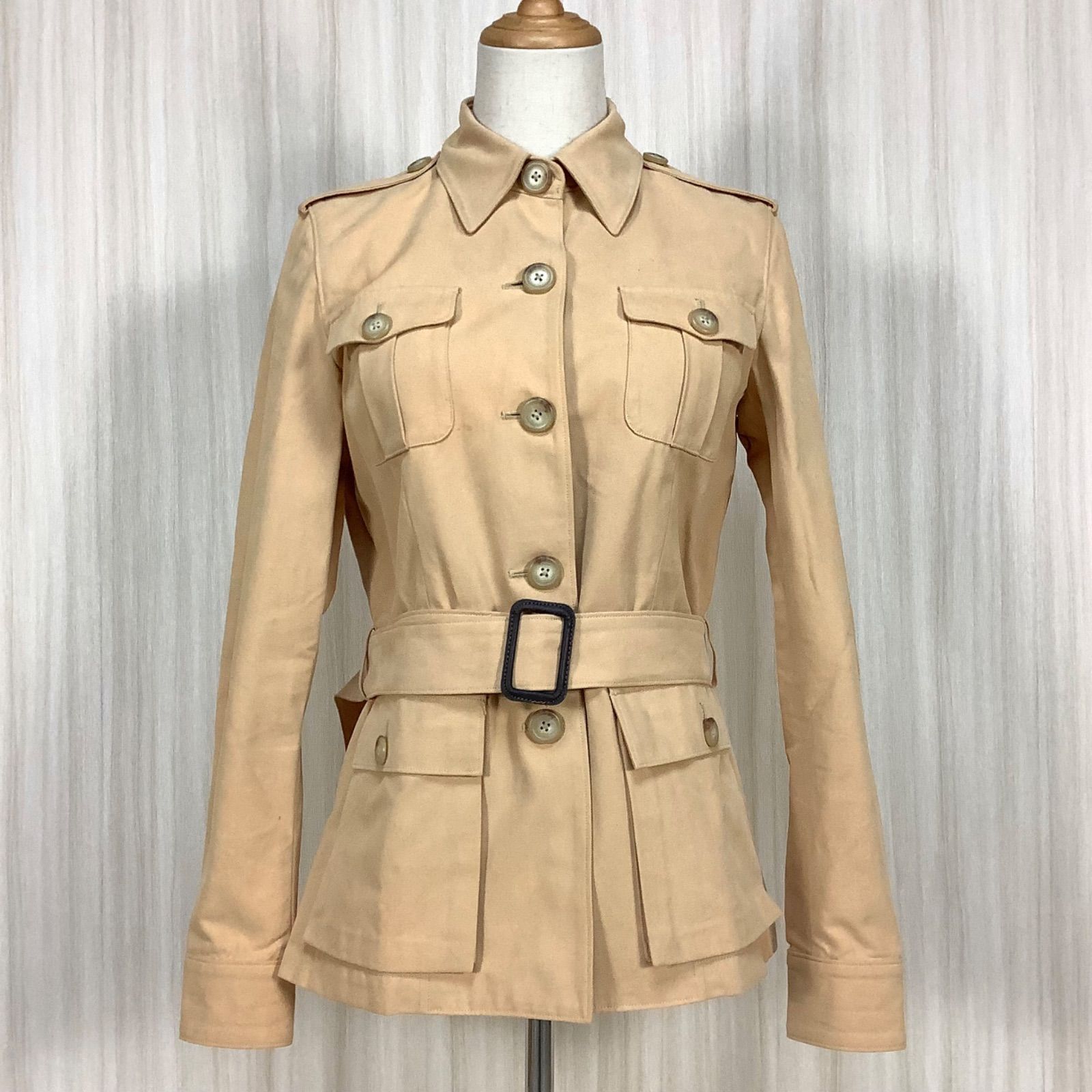 RALPH LAUREN ラルフローレン コットン サファリジャケット サイズ11