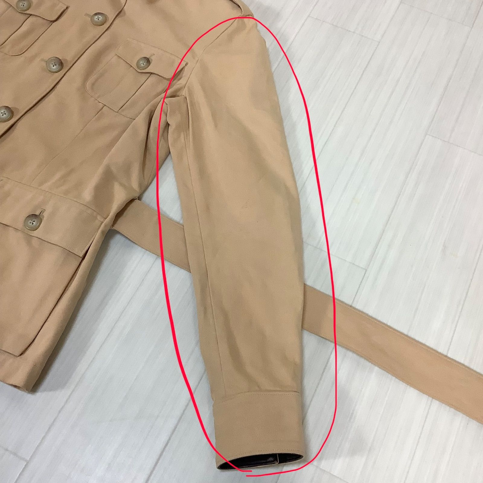 RALPH LAUREN ラルフローレン コットン サファリジャケット サイズ11