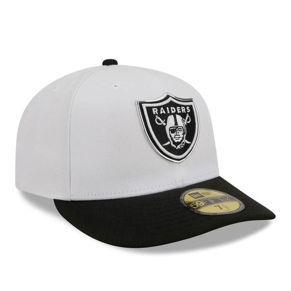 ニューエラ メンズ アクセサリー 帽子 Mens New Era WhiteBlack Las Vegas Raiders 2026 NFL Draft PreCurved 59FIFTY Fitte ニューエラ メンズ アクセサリー 帽子 Mens New Era WhiteBlack Las Vegas Raiders 2026 NFL Draft PreCurved 59FIFTY Fitte