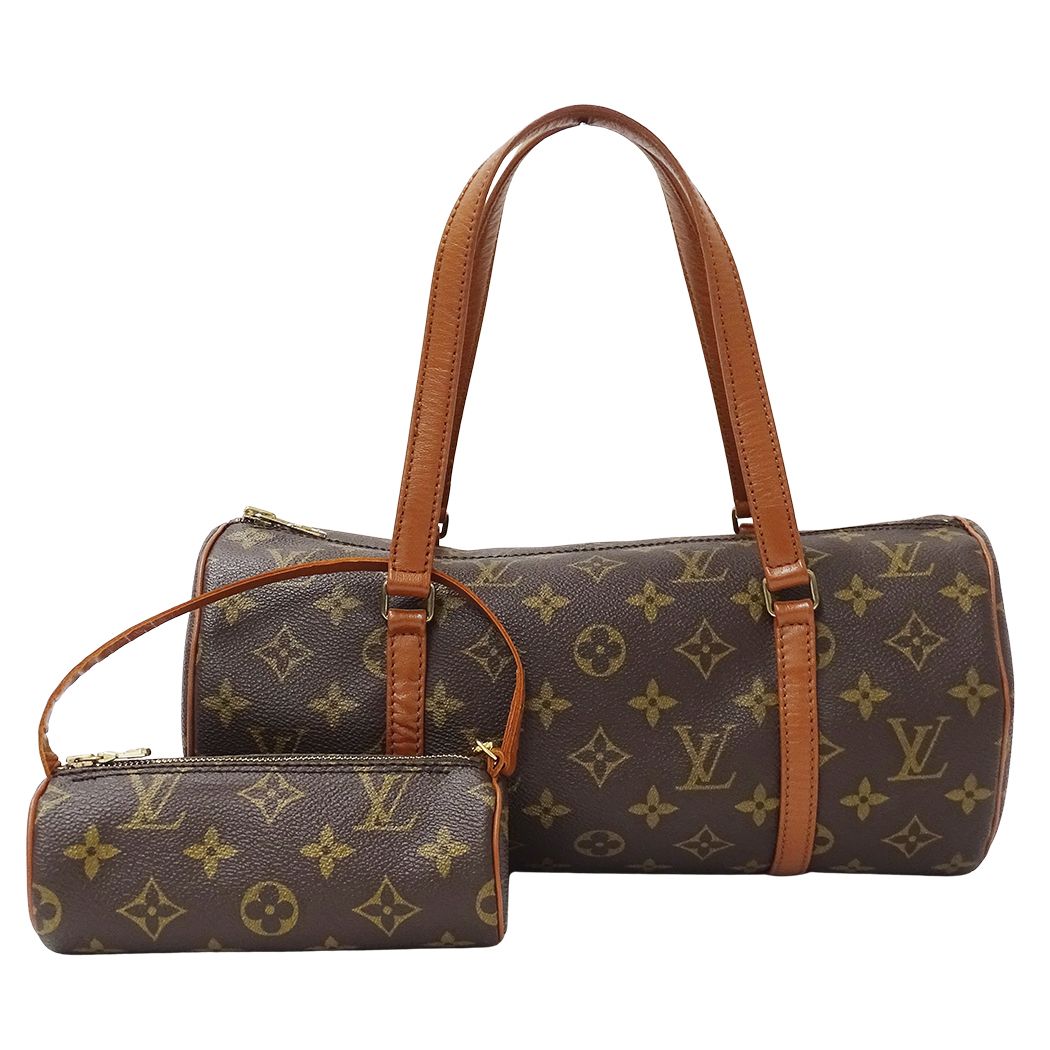 ルイ・ヴィトン LOUIS VUITTON バッグ モノグラム レディース ブランド ハンドバッグ パピヨン 30 M51365 ブラウン 旧型 ポーチ付き おしゃれ 【中古】