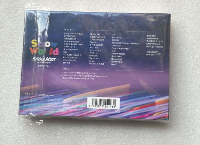 Blu-ray」【ファンクラブ限定盤】SnowMan 1st Stadium Live Snow World