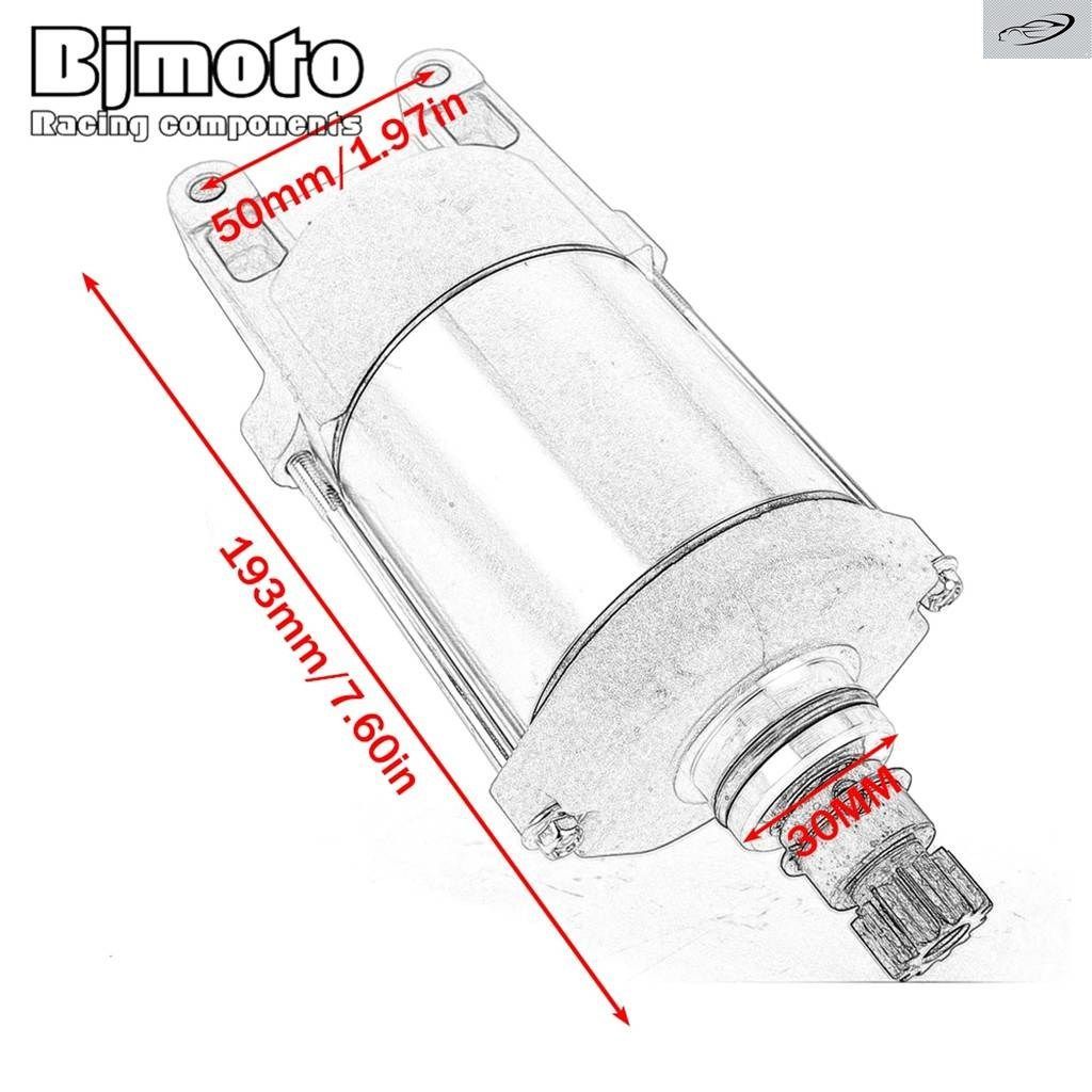 スターターモーター TGB ブレード 550 EFI SE BJ STARRACHSE 400 460R 500R 500 4X4 IRS 525 550 VERGASER EFI EINSPRITZNG GUNNER IRS 4X4