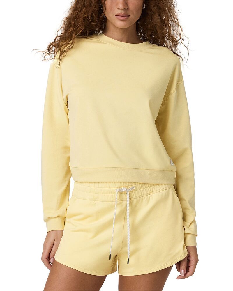 ビュオーリ レディース アウター パーカー・スウェット シャツ Vuori Halo Modern Crew Sweatshirt Lemon Snap