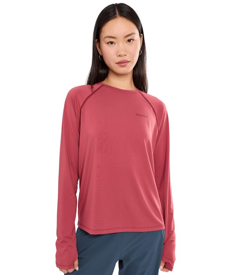 マーモット レディース アウター パーカー・スウェット Marmot Windridge Long SleeveWo Dried Rose