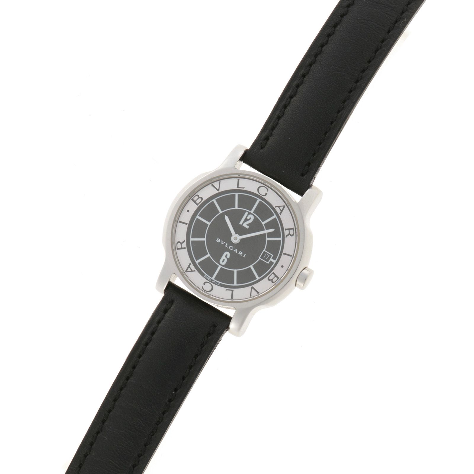 BVLGARI ブルガリ ソロテンポ ST29S 腕時計 ステンレススチール/レザー
