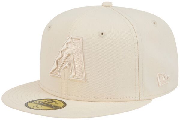 ニューエラ メンズ アクセサリー 帽子 New Eradult Arizona Diamondbacks Cream Color Pack 59Fifty Fitted Hat NoColor クリー