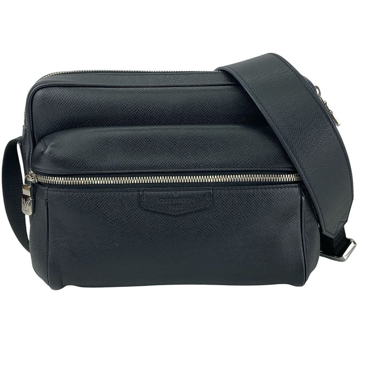 LOUIS VUITTON ルイ・ヴィトン アウトドアメッセンジャーPM ノワール ショルダーバッグ M33435 メンズ タイガ ブラック 中古
