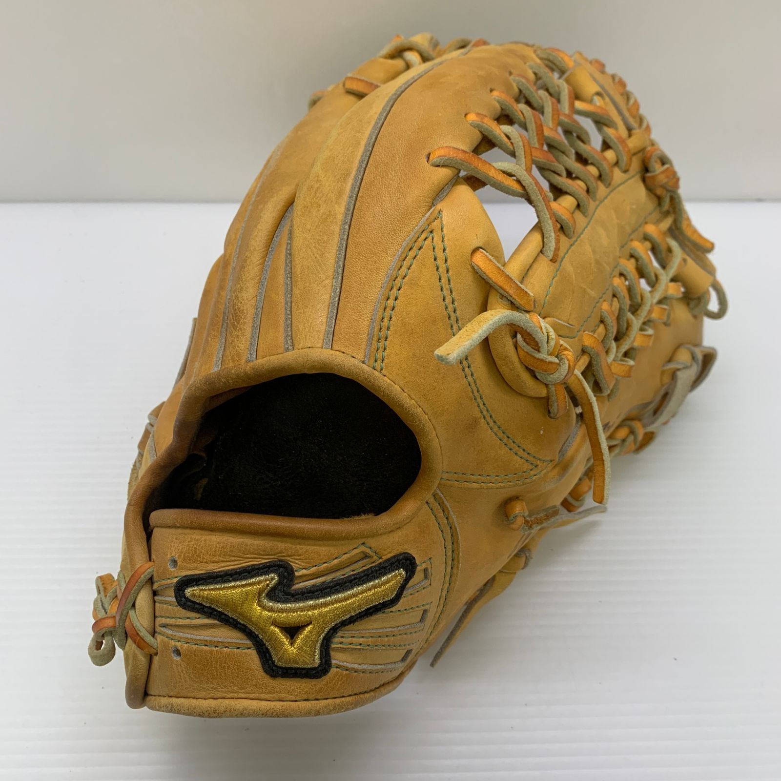 ミズノ MIZUNO ミズノプロ mizunopro 1AJGH15007 硬式 大人 一般 外野手用 グローブ グラブ 右投げ 中古品 グローブ袋付き 野球 9293