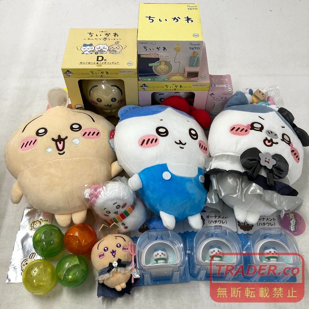 02w26864 ちいかわ ぬいぐるみ・フィギュア・グッズなど まとめ売り 約
