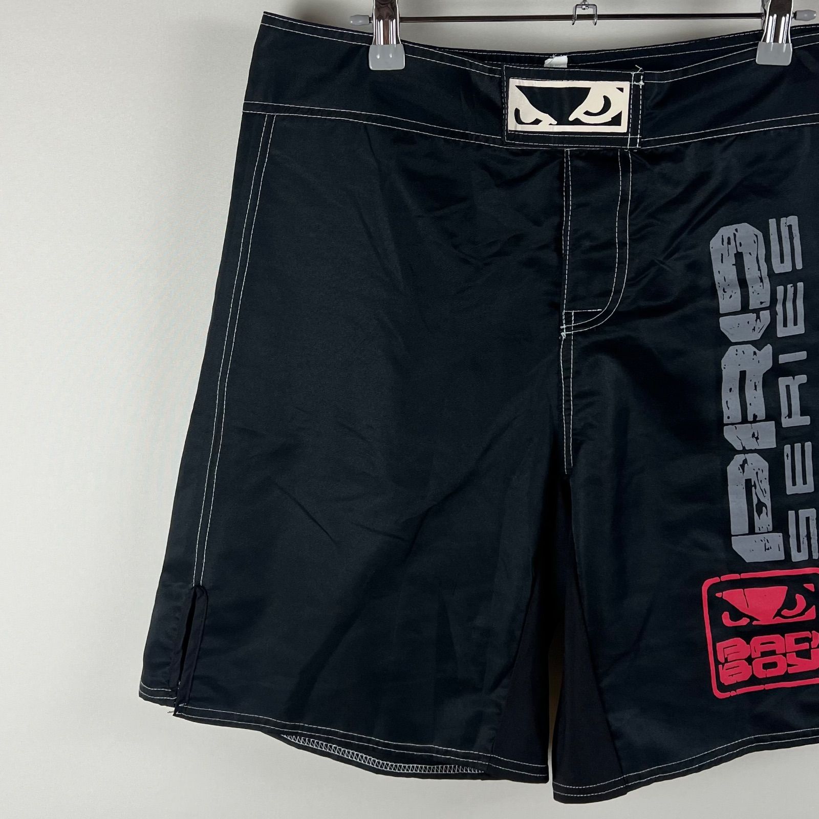 BAD BOY 00s OLD ICON LOGO board shorts L バッドボーイ 定番ロゴ