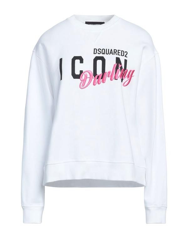 ディースクエアード レディース アウター パーカー・スウェット DSQUARED2 White ホワイト