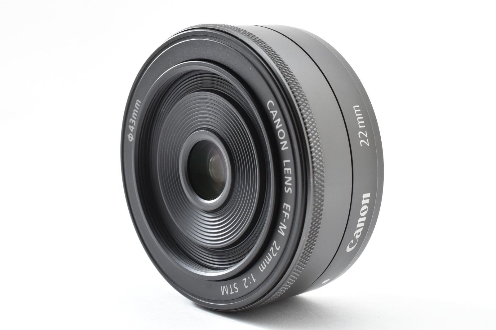 ☆外観美品☆ Canon キャノン EF-M 22mm F2 STM グラファイト パン
