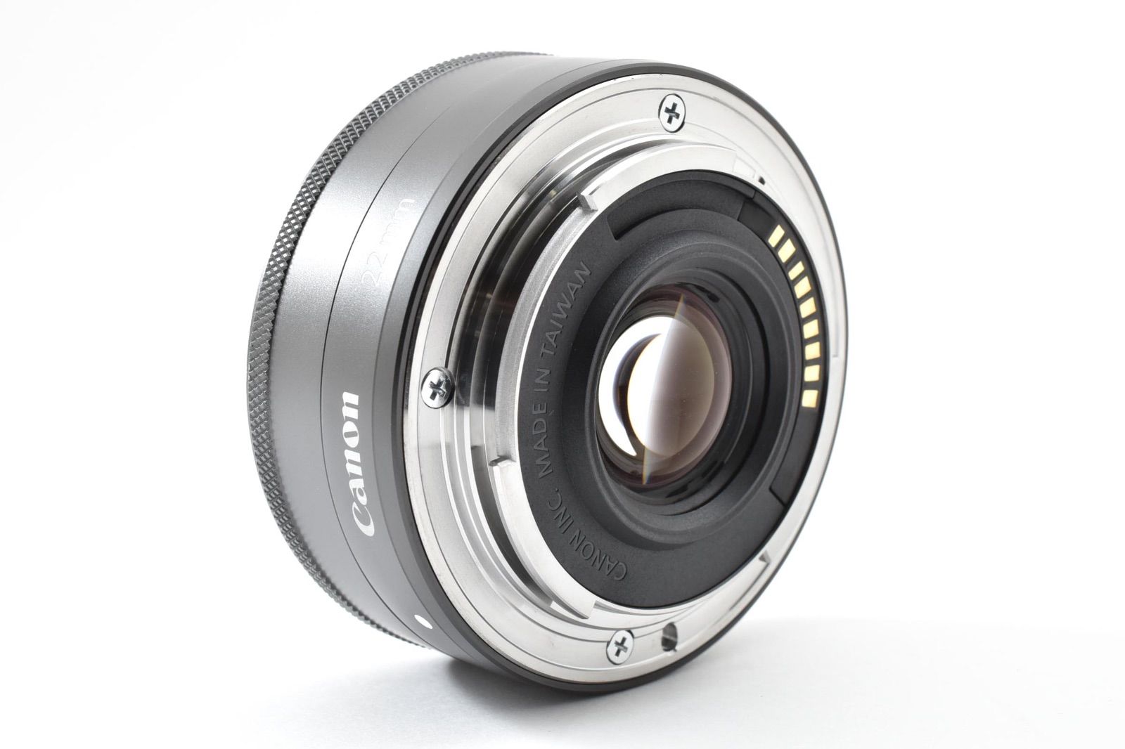 ☆外観美品☆ Canon キャノン EF-M 22mm F2 STM グラファイト パン