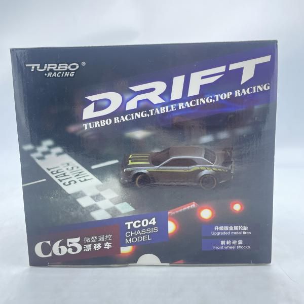 中古】1/76 Turbo Racing ﾀｰﾎﾞﾚｰｼﾝｸﾞ C65 TC04 ｽﾎﾟｰﾂ RCﾄﾞﾘﾌﾄｶｰ 2.4GHz