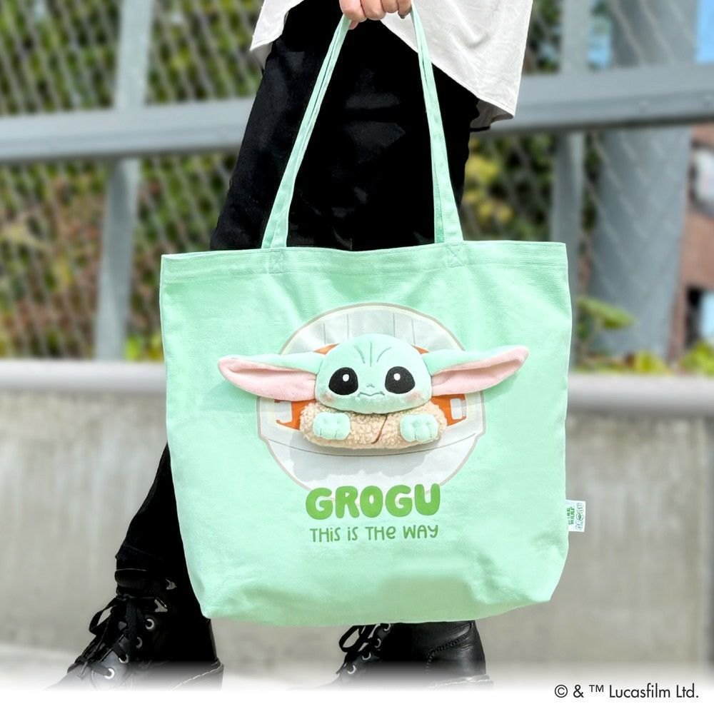 STAR WARS Grogu トートバッグ　グローグー　マンダロリアン　未使用 ぬいぬいバッグ スターウォーズ マンダロリアン グローグー トート