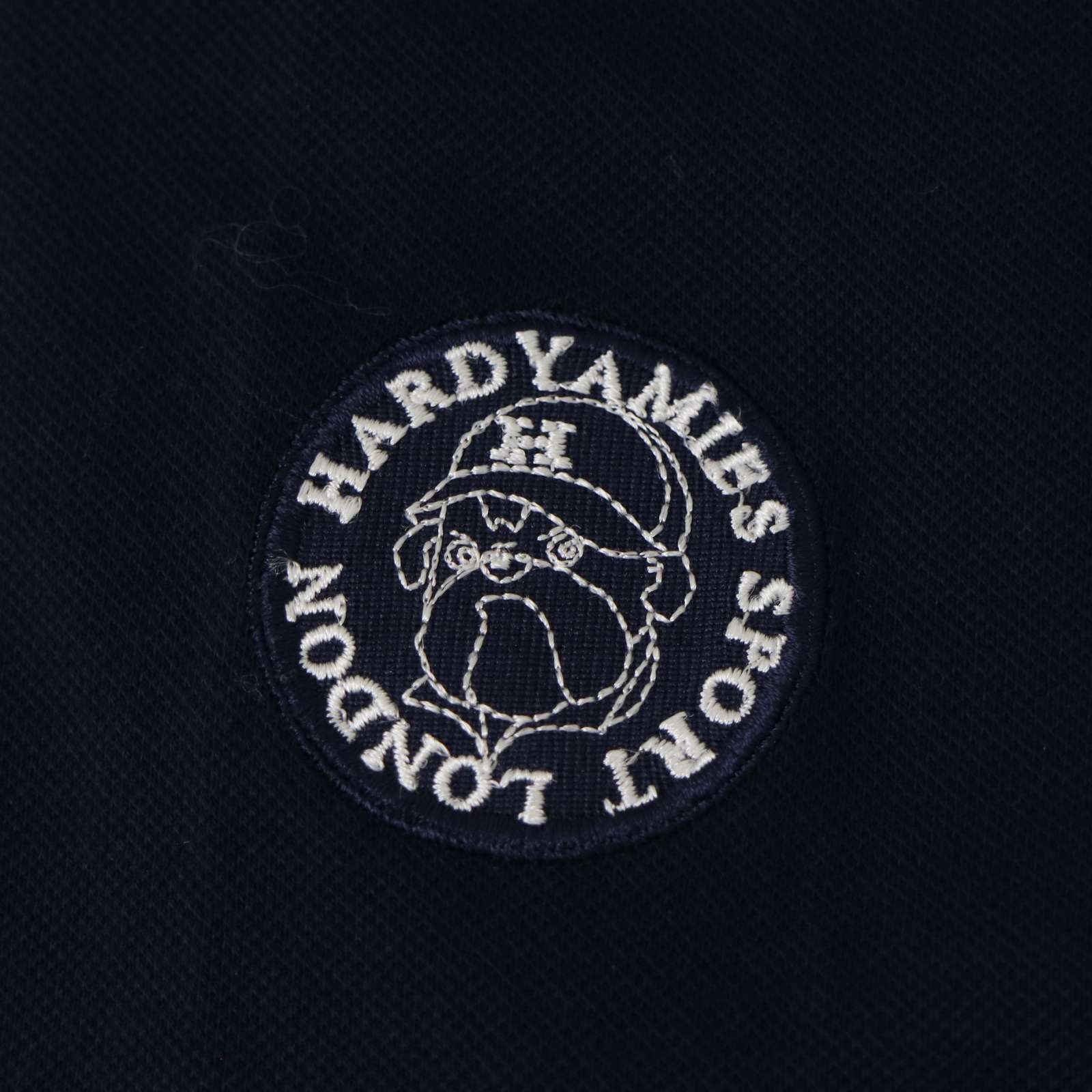 HARDY AMIES SPORT ハーディエイミス 春夏☆ 半袖 ロゴ刺繍 切替