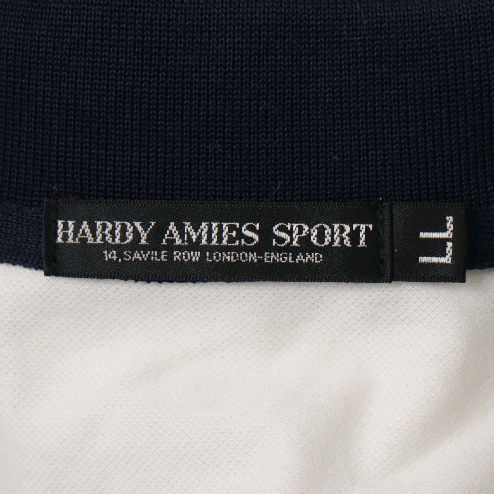 HARDY AMIES SPORT ハーディエイミス 春夏☆ 半袖 ロゴ刺繍 切替