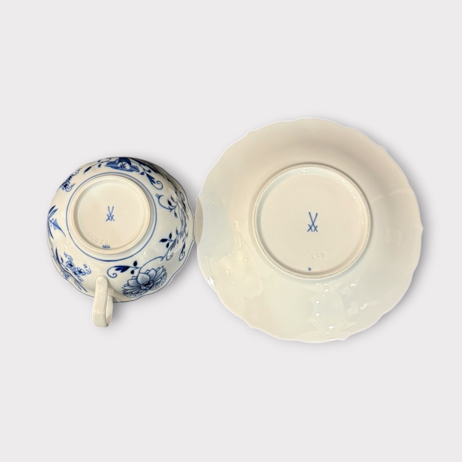 MEISSEN マイセン Blue Onionブルーオニオン ティーカップ＆ソーサー 1