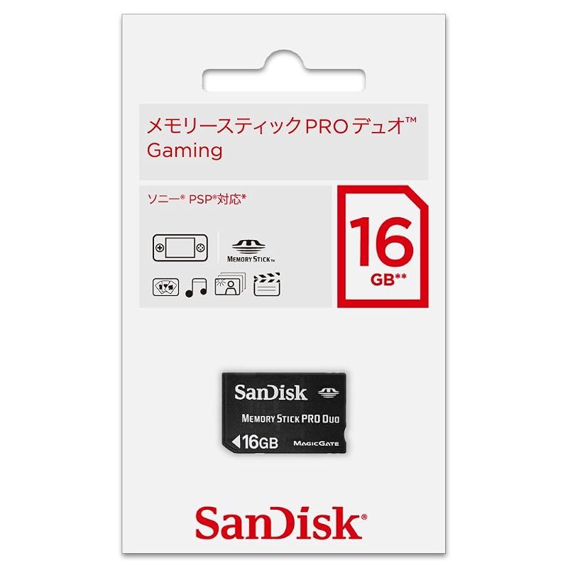 【新品】 サンディスク ・ メモリースティック PRO Duo Gaming NEWパッケージ版 (正規代理店品)