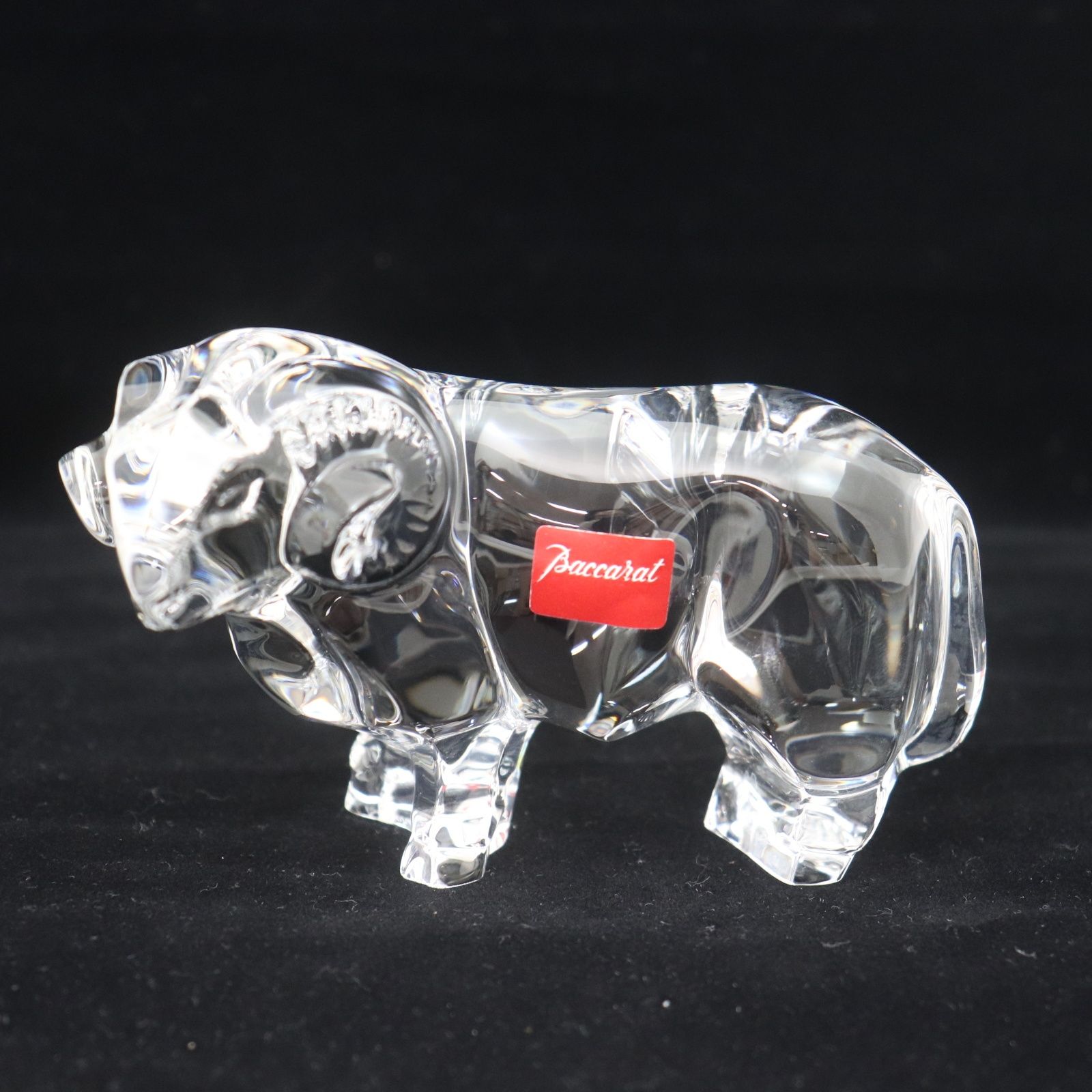 ITQKWLU2RYG0 美品 Baccarat バカラ クリスタルガラス 羊 ヒツジ